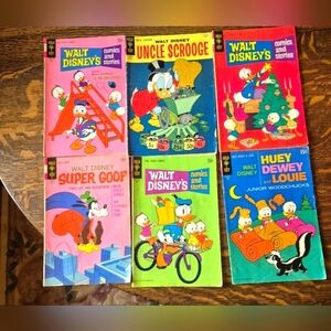 Gold Key Vintage Comics Lot Of 6